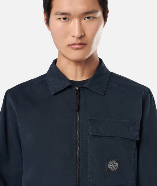 Зіп Овершот Stone Island Navy blue 811511501 V0120 фото