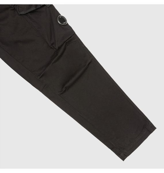 Штани CP Company Stretch Sateen Loose Cargo Pants Black 15CMPA123A-005529G фото