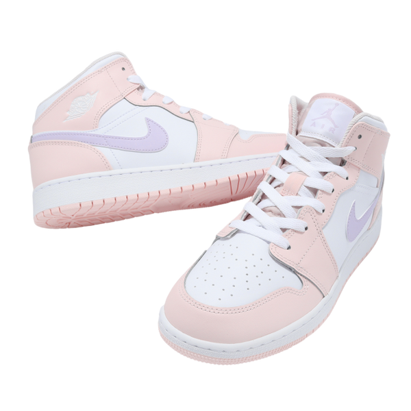 Air Jordan 1 Mid GS Pink Wash / White FD8780-601 фото