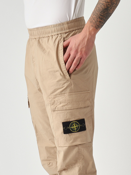 Штани Stone Island Cotton Stretch Beige L1S153100031-S0003 V009A фото