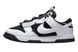 Nike Dunk Low Jumbo Reverse Panda White/Black DV0821-002 фото 1