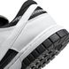 Nike Dunk Low Jumbo Reverse Panda White/Black DV0821-002 фото 8