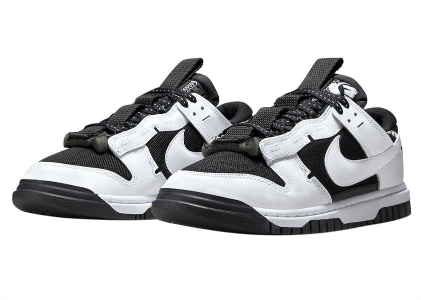 Nike Dunk Low Jumbo Reverse Panda White/Black DV0821-002 фото