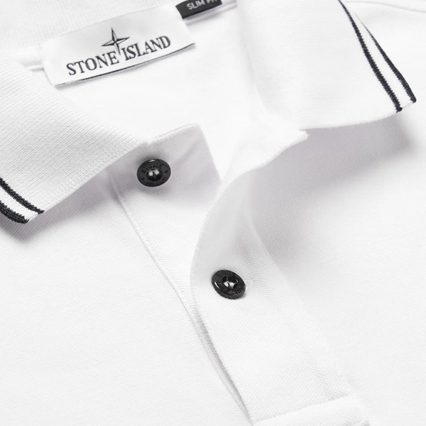 Поло Stone Island White 101522S18 V1001 фото