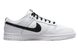 Nike Dunk Low White Black DJ6188-101 фото 3