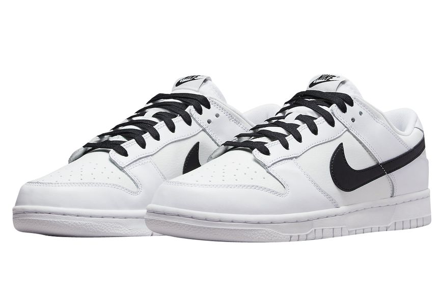 Nike Dunk Low White Black DJ6188-101 фото