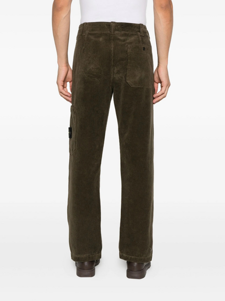 Штаны вельветовые Stone Island Green K2S153100039 S0212 V0054 фото