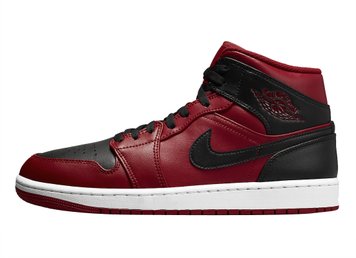 Air Jordan 1 Mid Reverse Bred 554724-660 фото