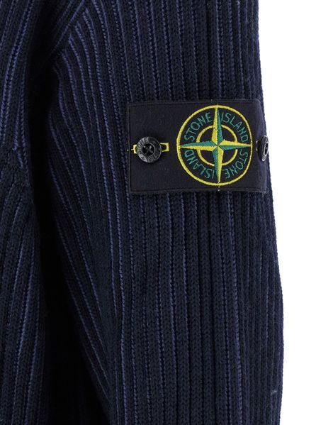 Светр STONE ISLAND BLUE RIBBED 8115516c1V0020 фото