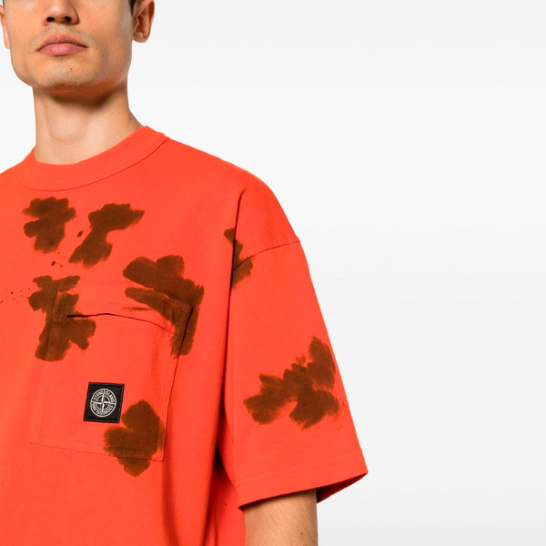 Футболка Stone Island Hand Colouring 7915215E3 V0037 фото