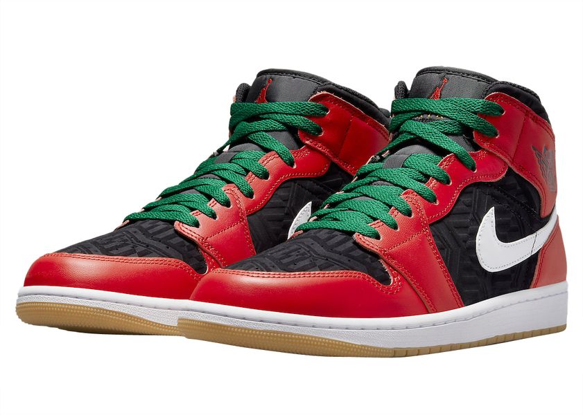 Jordan 1 Mid SE Christmas DQ8417-006 фото