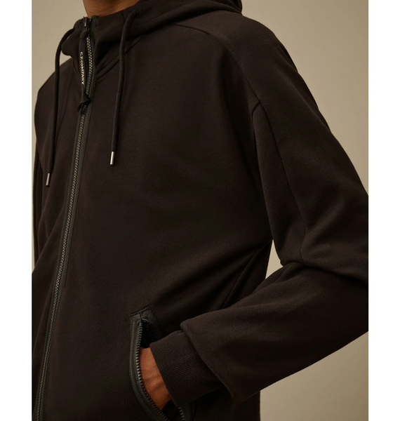 Толстовка чоловіча C.P. Company Diagonal Raised Black  COL:999 RCCMSS715A 005086W COL:999 фото