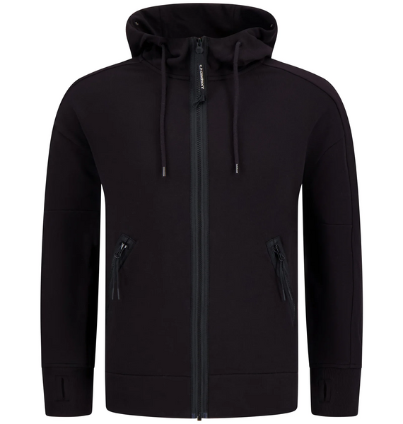 Толстовка чоловіча C.P. Company Diagonal Raised Black  COL:999 RCCMSS715A 005086W COL:999 фото