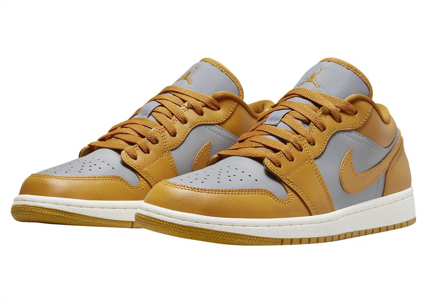 Air Jordan 1 Low Curry Grey Dc0774-020 фото