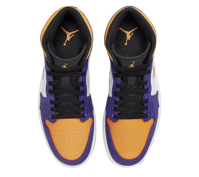 Jordan 1 Mid LA Lakers DQ8426-517 фото