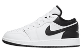Кроссовки Air Jordan 1 Low GS White / Black 553560-132 фото
