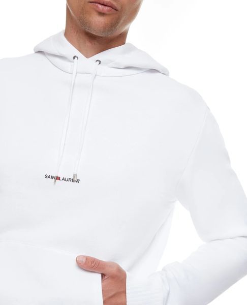Худи SAINT LAURENT White 677259 фото