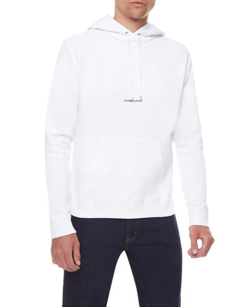 Худи SAINT LAURENT White 677259 фото