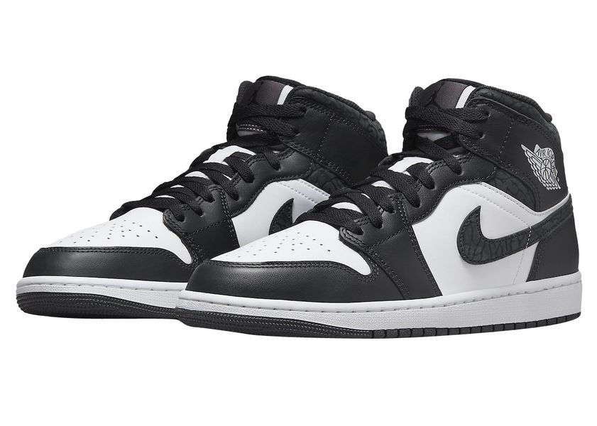 Air Jordan 1 Mid Panda Elephant FB9911-001 фото